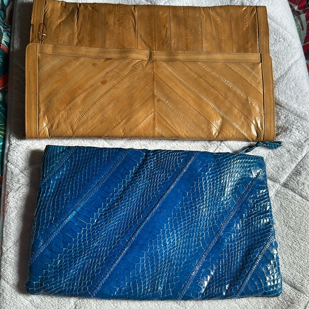Two vintage clutch purses